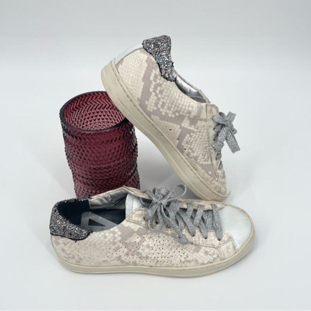 P448‎ John Sunset Low Top Sneakers Size 7 Leather